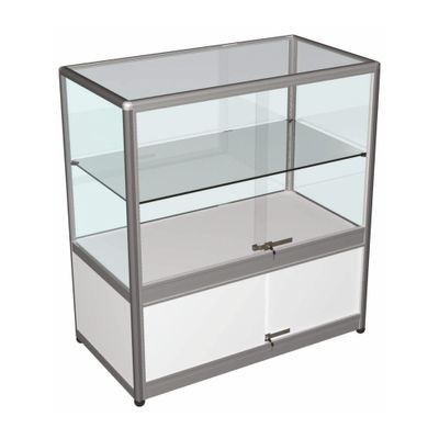 2012349446416-Vitrine comptoir - L100 x H100 x P50 cm - Portes coulissantes et Espace de stockage-P_79439366_1-0