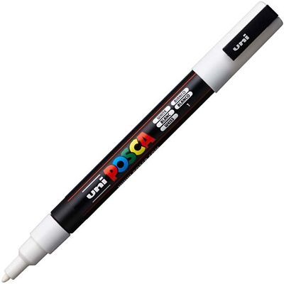 4902778915912-Posca - Marqueur peinture pointe fine - blanc--0