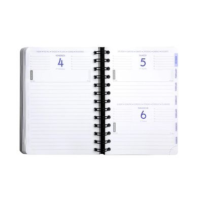 3660942013659-Agenda Black & Color - 1 jour par page - 12 x 17 cm - disponible dans différentes couleurs - Exacompta--3