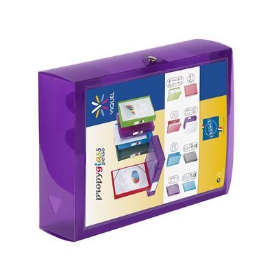 3135251431390-Viquel Propyglass - Boîte de classement personnalisable - dos 80 mm - disponible dans différentes cou--4