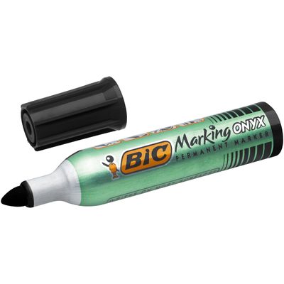 3086123010048-BIC ONYX 1482 - Pack de 4 marqueurs permanents - pointe ogive - couleurs assorties--2