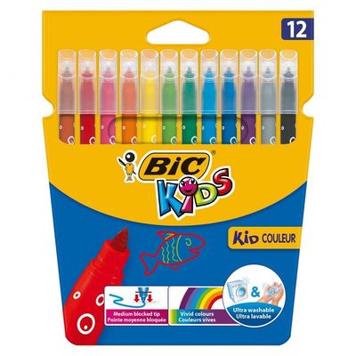 2012349371022-BIC Kids Couleur - 12 Feutres--0