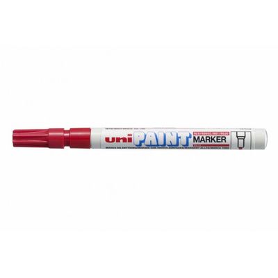 4902778558690-UNI PAINT - Marqueur permanent - pointe fine - rouge--0