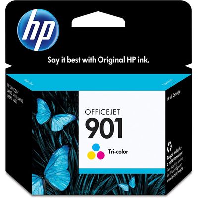 0400791491047-HP 901 - 3 couleurs - cartouche d'encre originale (CC656AE)--0