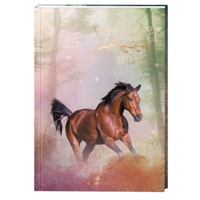 3664447096186-Cahier de textes Cheval - 15,5 x 22 cm - Oberthur--0