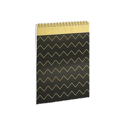 3700368754009-Cahier de croquis à spirale 15 x 20 cm - Le Coq en papier Blue Art - Black twist-Angle gauche-0