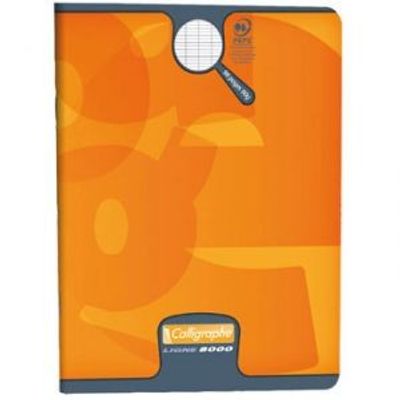 3210331087336-Calligraphe 8000 - Cahier A4 (21x29,7 cm) - 96 pages - grands carreaux (Seyes) - disponible dans diff