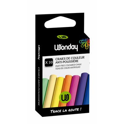 6253504980741-Wonday - 10 Craies couleurs assorties - anti poussière--0