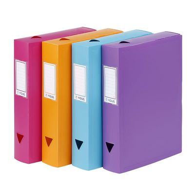 3135251421872-Viquel - Boîte de classement plastique - dos 60 mm - disponible dans différentes couleurs pastels--0