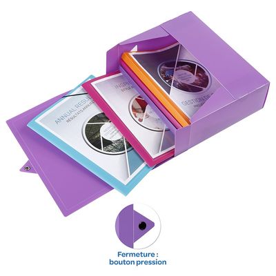 3135251441870-Viquel - Boîte de classement plastique - dos 100 mm - disponible dans différentes couleurs pastels--3