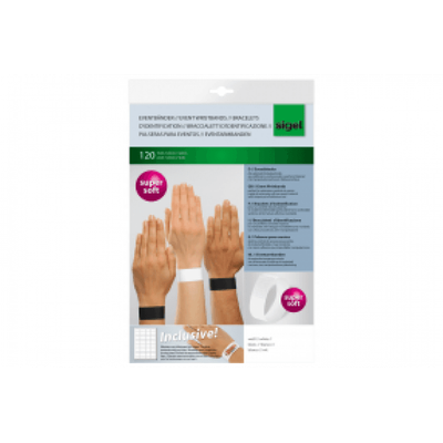 4004360879296-Sigel - 120 Bracelets d'identification Super Soft - blanc--0