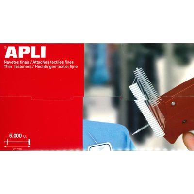 3270241015720-Apli Agipa - 5000 attaches fines 25 mm - pour pistolet d'étiquetage textile--1