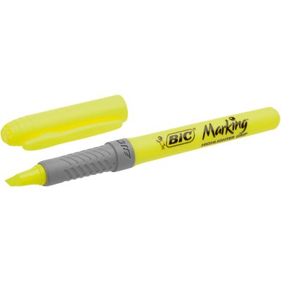 3086126633800-BIC Marking Highlighter Grip - Pack de 5 surligneurs - couleurs assorties--2