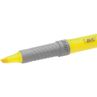 3086126633800-BIC Marking Highlighter Grip - Pack de 5 surligneurs - couleurs assorties--3