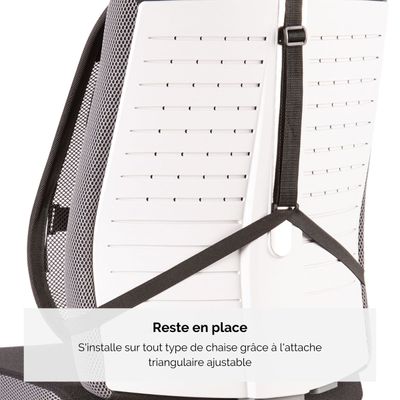 0043859600434-Fellowes Office Suites - Support dorsal en maille - compatible avec tout type de chaises--2