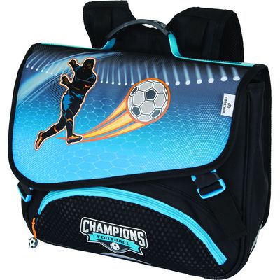 3664447100579-Cartable Football 38 cm - 2 compartiments - Oberthur--0