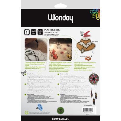 3701254713292-Wonday - 3 feuilles de plastique fou transparents - 200 x 300 mm--0