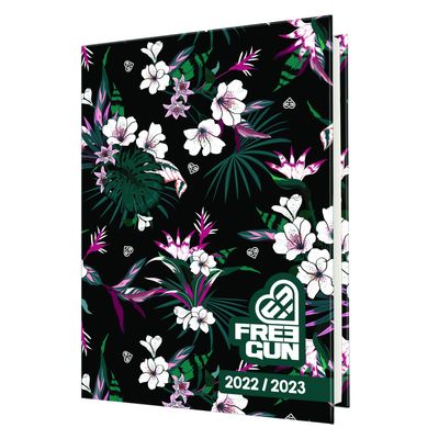 3108720615843-Agenda Miss Freegun - 1 jour par page - 12,5 x 17,5 cm - 2 décors au choix - Oberthur--1
