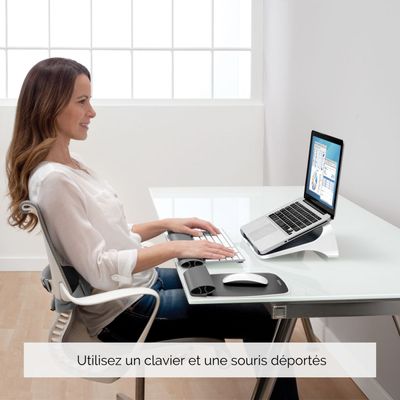 0043859664153-Fellowes I-Spire Series - Support pour ordinateur portable - blanc--3