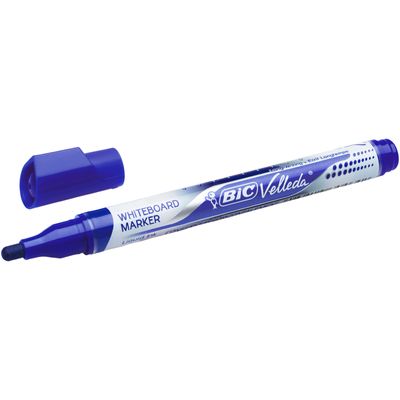 3086123304642-BIC VELLEDA LIQUID INK TANK - Marqueur effaçable - pointe ogive - bleu--1