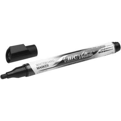 3086123304635-BIC VELLEDA LIQUID INK TANK - Marqueur effaçable - pointe ogive - noir--2