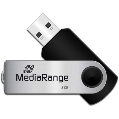 4260057124821-MediaRange USB Flash-Drive - clé USB 8 Go - USB 2.0--0