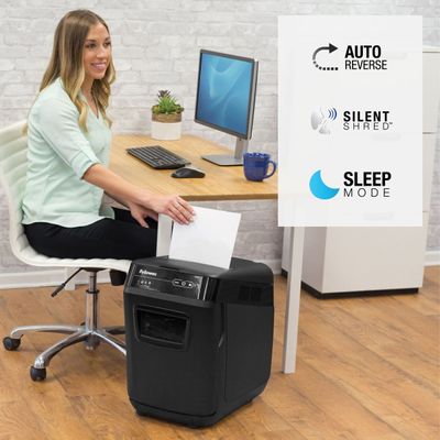 043859676125-Fellowes AutoMax 200C - destructeur de documents coupe croisée - 200 feuilles - Corbeille 32 litres - anti-bourrage - destruc--5