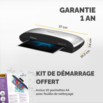 043859680214-Fellowes Spectra A4 - plastifieuse A4 - de 80 à 125 microns - anti-bourrage--6