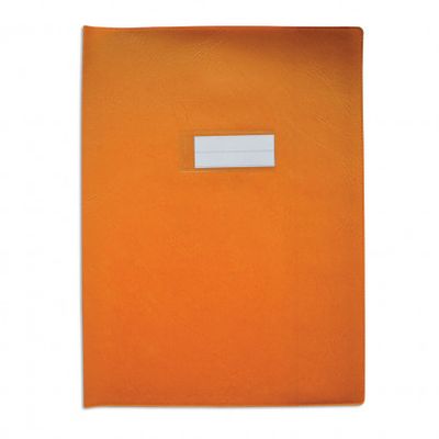 3045050112799-Oxford - Protège cahier sans rabat - 24 x 32 cm - grain agneau - orange--0