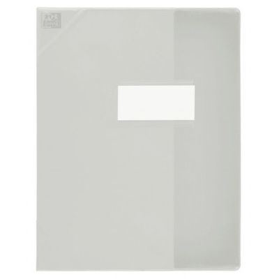 3045050182563-Oxford Strong Line - Protège cahier sans rabat - 17 x 22 cm - incolore translucide--0