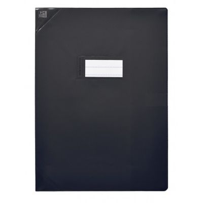3045050183690-Oxford Strong Line - Protège cahier sans rabat - 17 x 22 cm - noir opaque--0
