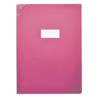 3045050183768-Oxford Strong Line - Protège cahier sans rabat - 17 x 22 cm - rose opaque--0