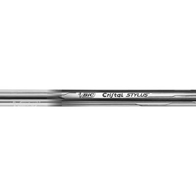 3086123344341-BIC Cristal Stylus - Stylo à bille - noir - 1 mm--3
