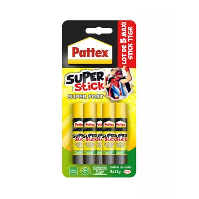 3178041310499-Pattex - 5 Bâtons de colle - Blanche - 11 gr --0