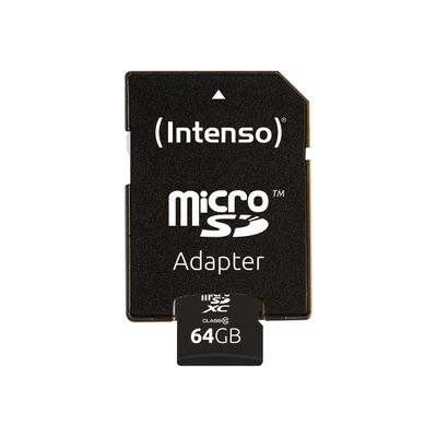 4034303017973-Intenso - carte mémoire 64 Go - Class 10 - micro SDXC-Avant-2