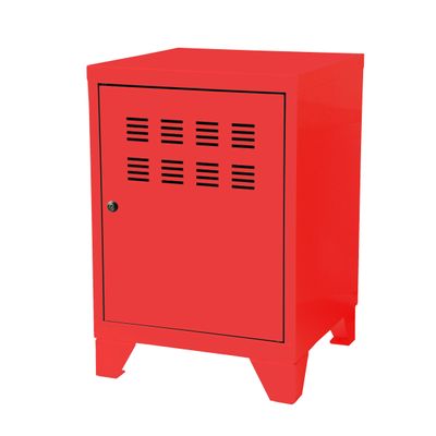 3219090957430-Casier de bureau avec pieds - 57,5 x 40 x 40 cm - rouge--0