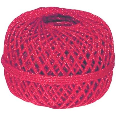 2012349943175-Maildor - Pelote de fil (Ficelle) 20 m - rouge métallisé--0