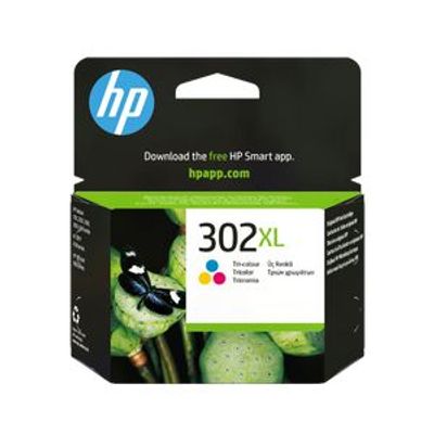 0888793803066-HP 302XL - 3 couleurs - cartouche d'encre originale (F6U67AE)--0