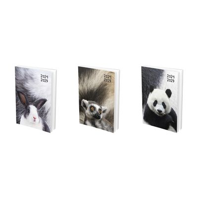 3147280059407-Agenda Print Animaux - 1 jour par page - 12 x 17 cm - différents modèles disponibles - Hamelin--0