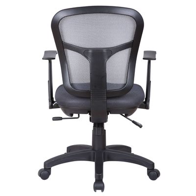 3760185027557-Fauteuil de bureau PHOENIX - accoudoirs fixes - Gris--4