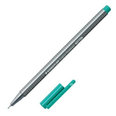 4007817334355-STAEDTLER triplus 334 - Feutre fin - 0.3 mm - vert turquoise--0