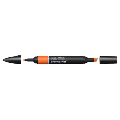 884955041819-ProMarker - Marqueur double pointe - mandarine--0