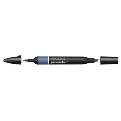 884955041871-ProMarker - Marqueur double pointe - bleu nuit--0