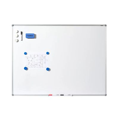 4007885258034-DAHLE - Tableau blanc laqué 100 x 200 cm - magnétique - cadre alu renforcé--9