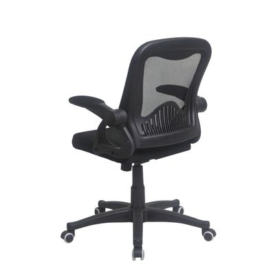 3397701202787-Fauteuil de bureau TEFERA - accoudoirs rabattables - noir--3