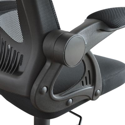 3397701202787-Fauteuil de bureau TEFERA - accoudoirs rabattables - noir--4