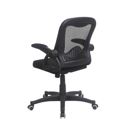 3397701202787-Fauteuil de bureau TEFERA - accoudoirs rabattables - noir--6