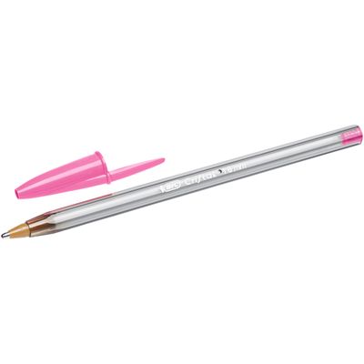 3086123270565-BIC Cristal Fun - Stylo à bille - rose - 0.6 mm--1