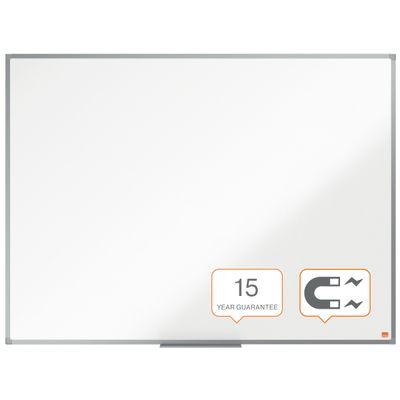 5028252604284-Nobo Classic Steel - Tableau blanc acier laqué - 120 x 90 cm--1