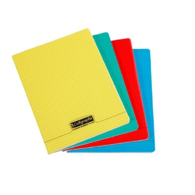3210330183527-Calligraphe 8000 - Cahier polypro A4 (21x29,7 cm) - 96 pages - petits carreaux (5x5 mm) - disponible dans diff--0